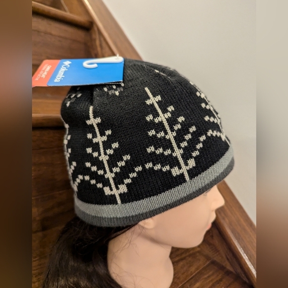 NWT Columbia Adult Rebel Mountain Omni-Heat Beanie (Black/Grey) One size Unisex - Picture 5 of 8